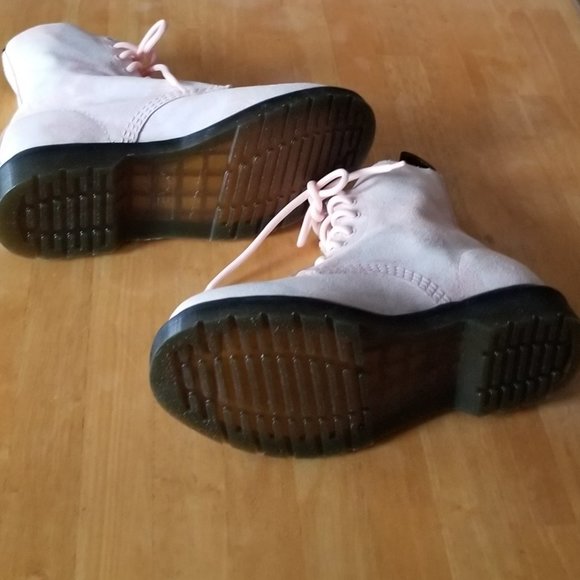 Dr. Martens Pascal Tie Dye Printed Suede Leather Ankle Boots - Picture 10 of 13